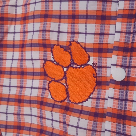 Columbia PFG Clemson Tigers Shirt - Picture 2 of 5